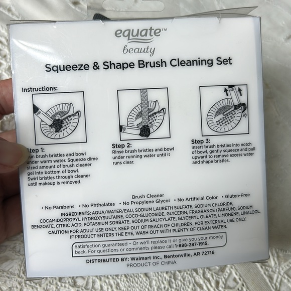 🖤NEW💕Equate beauty squeeze & shape makeup brush cleaning set - Picture 4 of 4